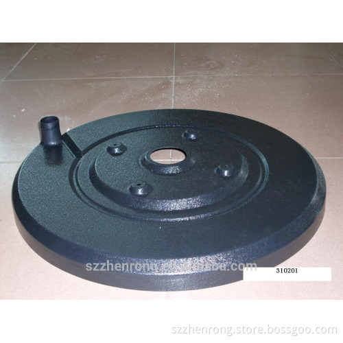 Black texture material vacuum forming part